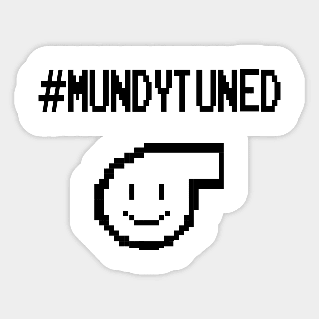 #MundyTuned Turbo Black Sticker by #MundyTuned